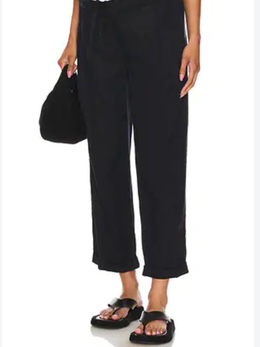 HATCH Maternity Black "The Jude" Crop Pant XS 0/2
